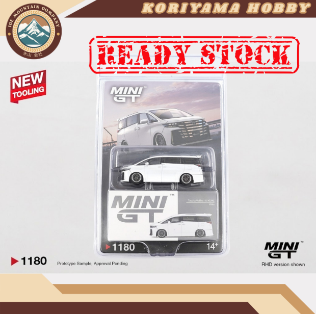 Mini GT 1180 Toyota Vellfire 40 KUHL White MiniGT