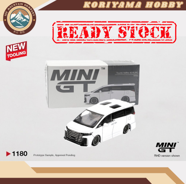 Mini GT 1180 Toyota Vellfire 40 KUHL White MiniGT
