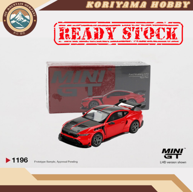 Mini GT 1196 Ford Mustang GTD Race Red MiniGT
