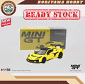 Mini GT 1158 Chevrolet Corvette ZR1  Accelerate Yellow MiniGT