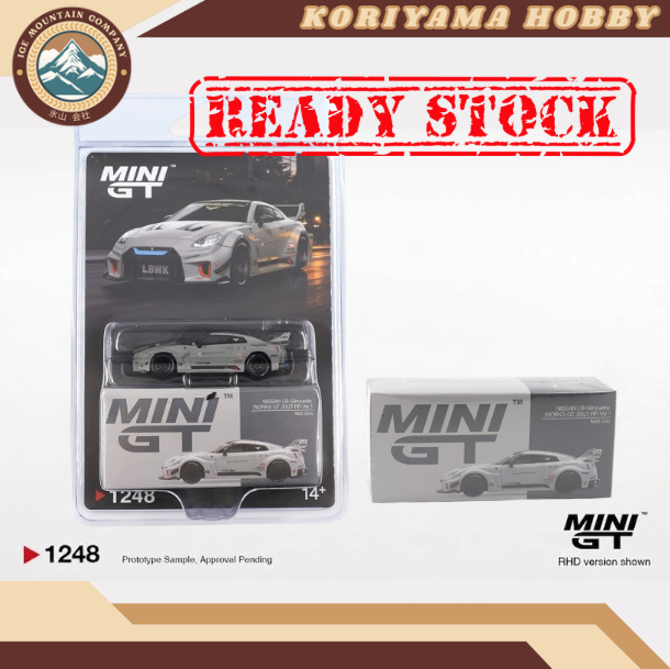 Mini GT 1248 NISSAN LB-Silhouette WORKS GT 35GT-RR Ver.1 Matt Grey MiniGT