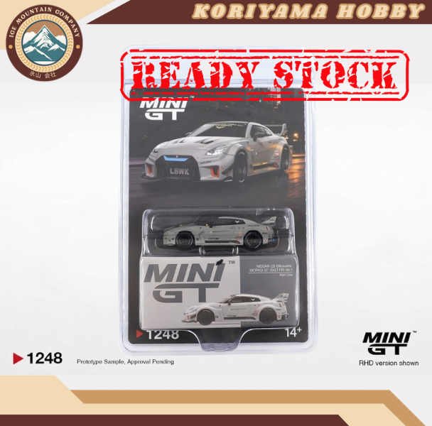 Mini GT 1248 NISSAN LB-Silhouette WORKS GT 35GT-RR Ver.1 Matt Grey MiniGT
