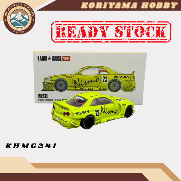 Mini GT Kaido House 241 Nissan Skyline GT-R (R34) Kaido Works V4 MiniGT