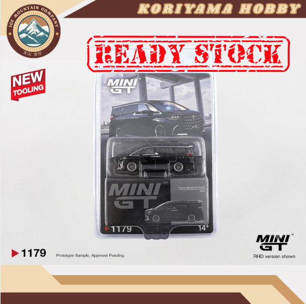 Mini GT 1179 Toyota Alphard 40 KUHL Black MiniGT