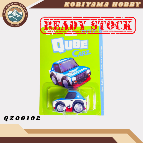 Qube Carz By Mini GT Batch 2 Nissan GTR Kenmeri BRE Blue LBWK Liberty Walk Cube Cars MiniGT Choro