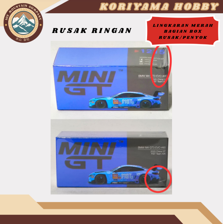 Mini GT 1215 BMW M4 GT3 EVO #90 FIST Team AAI 2025 China GT LHD/ China Packaging MiniGT