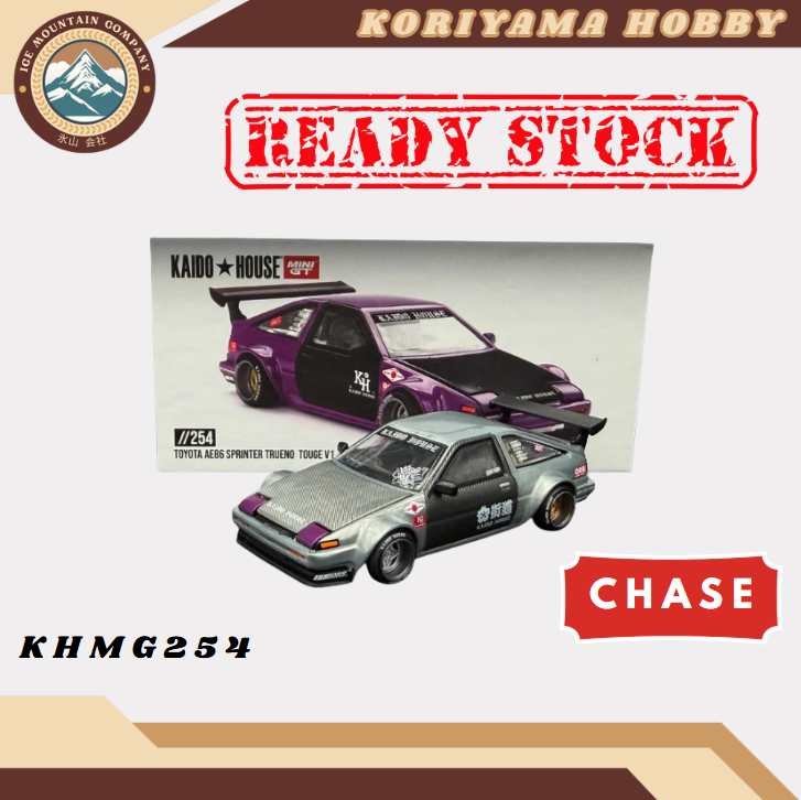 Mini GT Kaido House 254 Toyota AE86 Sprinter Trueno TOUGE V1 MiniGT