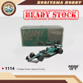 Mini GT 1114 Aston Martin AMR24 #18 Lance Stroll 2024 F1 2024 Canadian GP MiniGT