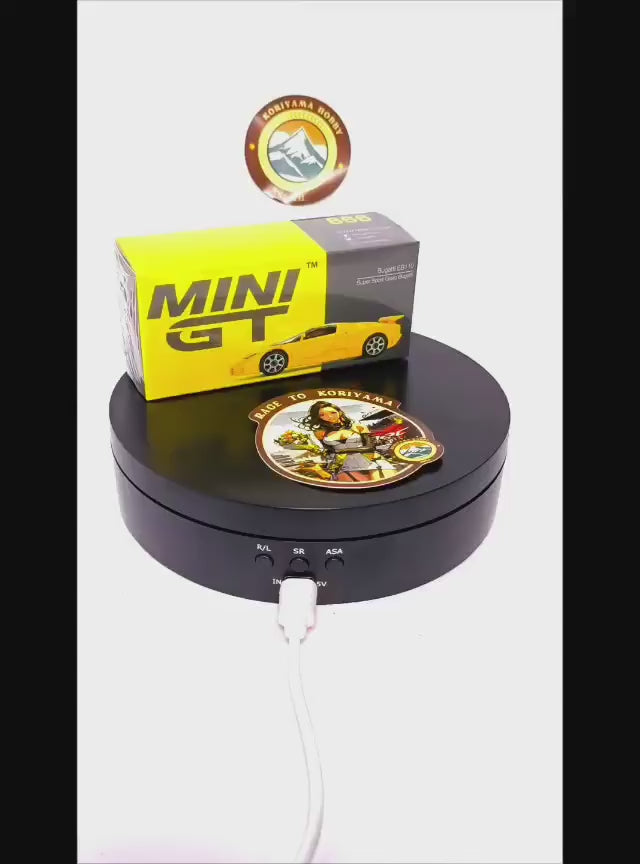 Mini GT 866 1:64 MINI GT: 1/64 Bugatti EB110 Super Sport Giallo Bugatti MiniGT